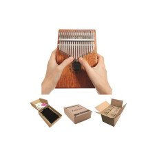 KÖHNER 17 Tuşlu Maun Başparmak Piyanosu Kalimba Seti