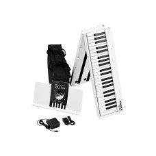 KÖHNER FX-220 Katlanabilir, Taşınabilir, Şarjlı Dijital Piyano (Dinamik Klavyeli, Tuş Hassasiyetli 88 Tuş)