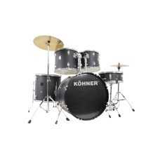 KÖHNER CD-01 BK Siyah Akustik Bateri Seti