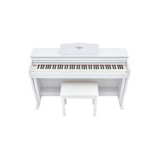 MARCİA MK-880 WH Dijital Konsol Piyano, Bluetooth, Tuş Hassasiyeti, 88 Tuşlu, Kapaklı (KULAKLIK VE TABURE)