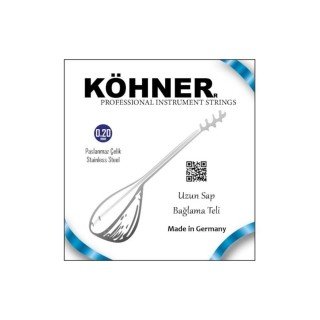 KÖHNER Saz Teli 0.20 Uzun Sap Bağlama Teli