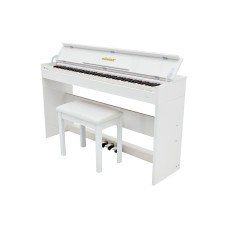 KÖHNER SLP-245 WH Dijital Konsol Piyano, Bluetooth, Tuş Hassasiyeti, 88 Tuşlu, Kapaklı (KULAKLIK VE TABURE)