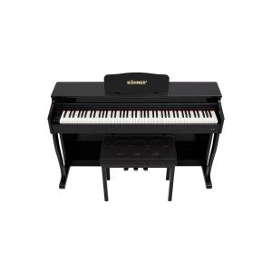 KÖHNER SLP-275 BK Dijital Konsol Piyano, Bluetooth, Tuş Hassasiyeti, 88 Tuşlu, Kapaklı KÖHNER SLP-275 BK Dijital Konsol Piyano, Bluetooth, Tuş Hassasiyeti, 88 Tuşlu, Kapaklı