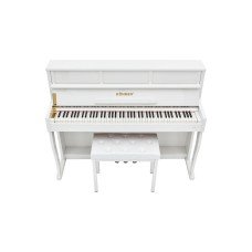 KÖHNER SLP-980 WH Dijital Duvar Piyano, Bluetooth, Tuş Hassasiyeti, 88 Tuşlu, Kapaklı (KULAKLIK VE TABURE)